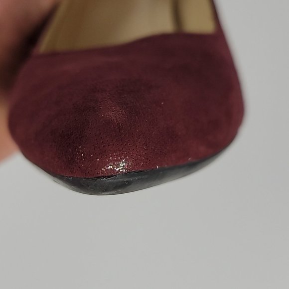 Calvin Klein Ashley Pointed Toe Pumps in Burgundy Size 8.5 - Picture 12 of 12